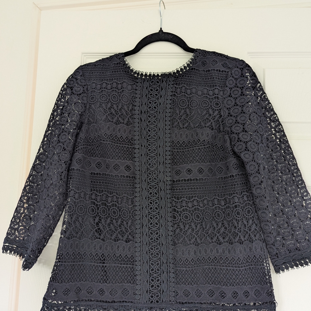 Stylish Black Lace Blouse